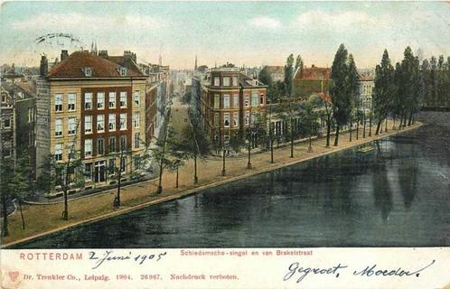 (380-249-035) Rotterdam Schiedamsche Singel, Verzamelen, Ansichtkaarten | Nederland, Zuid-Holland, Verzenden