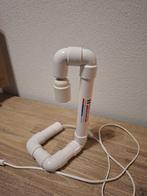 Schemerlamp industrieel van PVC buis, Kunststof, Ophalen of Verzenden, Zo goed als nieuw, Minder dan 50 cm