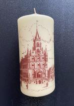 Kaars Gouda stadhuis en de Waag vintage 8 cm doorsnede, Ophalen of Verzenden, Gebruikt