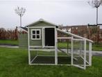 Kippenhok konijnenhok William KB8 Green nieuw te koop, 110 cm of meer, Nieuw, Ophalen of Verzenden, 90 cm of meer
