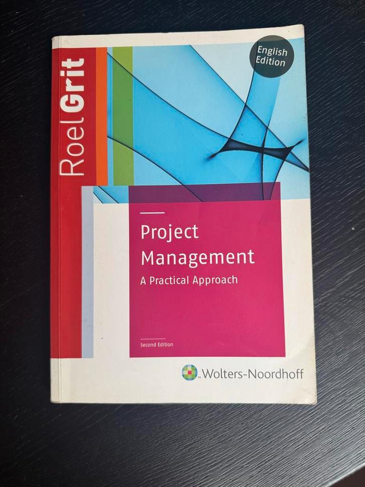 Project Management - Roel Grit, 2e editie, Boeken, Studieboeken en Cursussen, Gelezen, HBO, Gamma, Ophalen of Verzenden