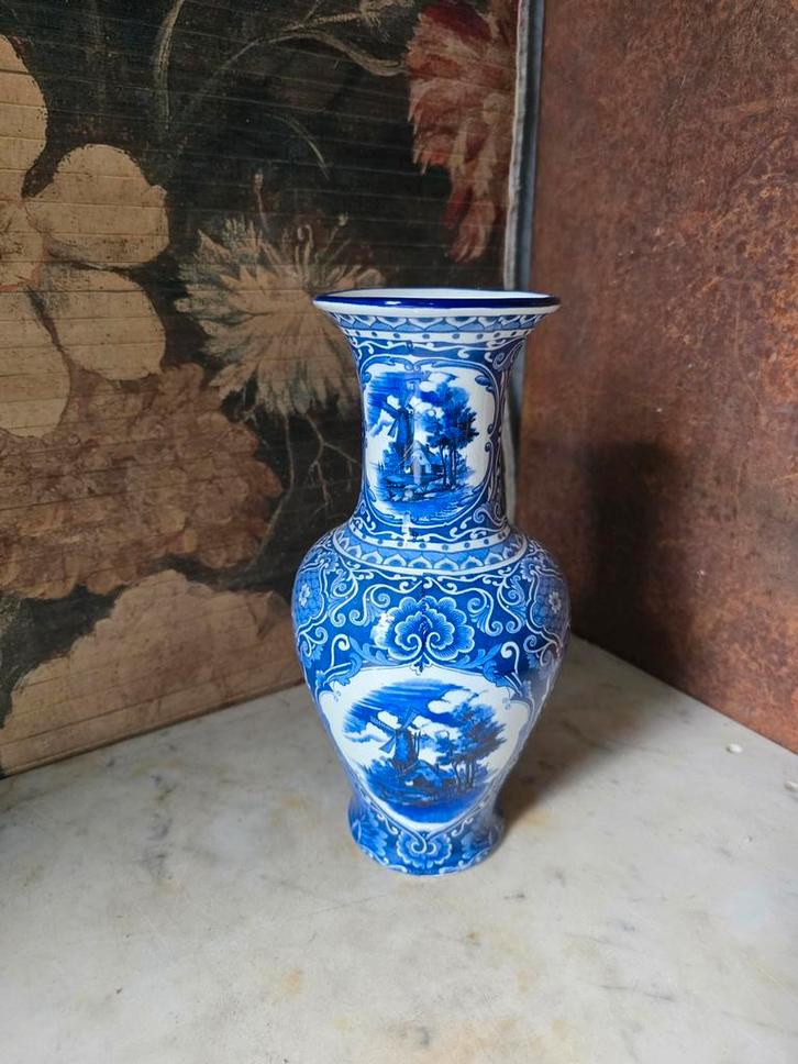 Delfts blauwe vaas, Antiek en Kunst, Antiek | Vazen, Ophalen of Verzenden