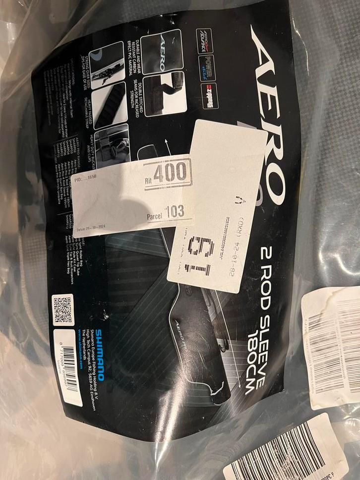 Shimano AERO Pro 2 Rod Sleeve 180cm - Hengel Foedraal, Watersport en Boten, Hengelsport | Witvissen, Zo goed als nieuw, Overige typen