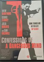 Confessions of Dangerous Mind dvd, thriller., Cd's en Dvd's, Dvd's | Thrillers en Misdaad, Ophalen of Verzenden, Zo goed als nieuw