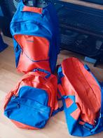 Rugtas + weekend tas + trolley In 1 koop voor 10 euro, Ophalen, Minder dan 35 cm, Zo goed als nieuw, Rood
