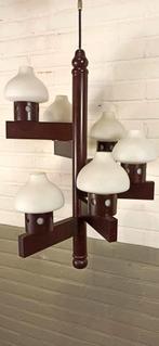 Vintage Deense design kroonluchter / hanglamp, Vitrika, Tweedehands, 50 tot 75 cm, Tweedehands, Ophalen of Verzenden
