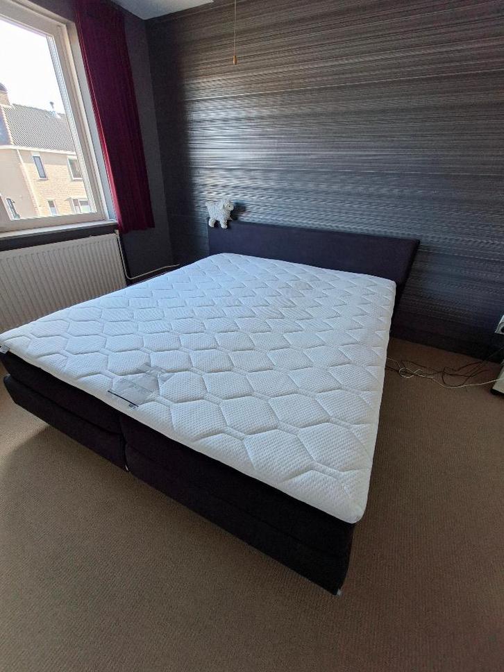 Auping boxspring 180 x 210 incl topper en matrassen, Huis en Inrichting, Slaapkamer | Boxsprings, Gebruikt, 180 cm, 210 cm, Tweepersoons