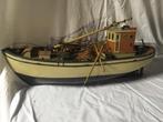 Modelboot vissersboot hout handgemaakt folk art, Hobby en Vrije tijd, Modelbouw | Boten en Schepen, Overige merken, Gebruikt, Onbekend