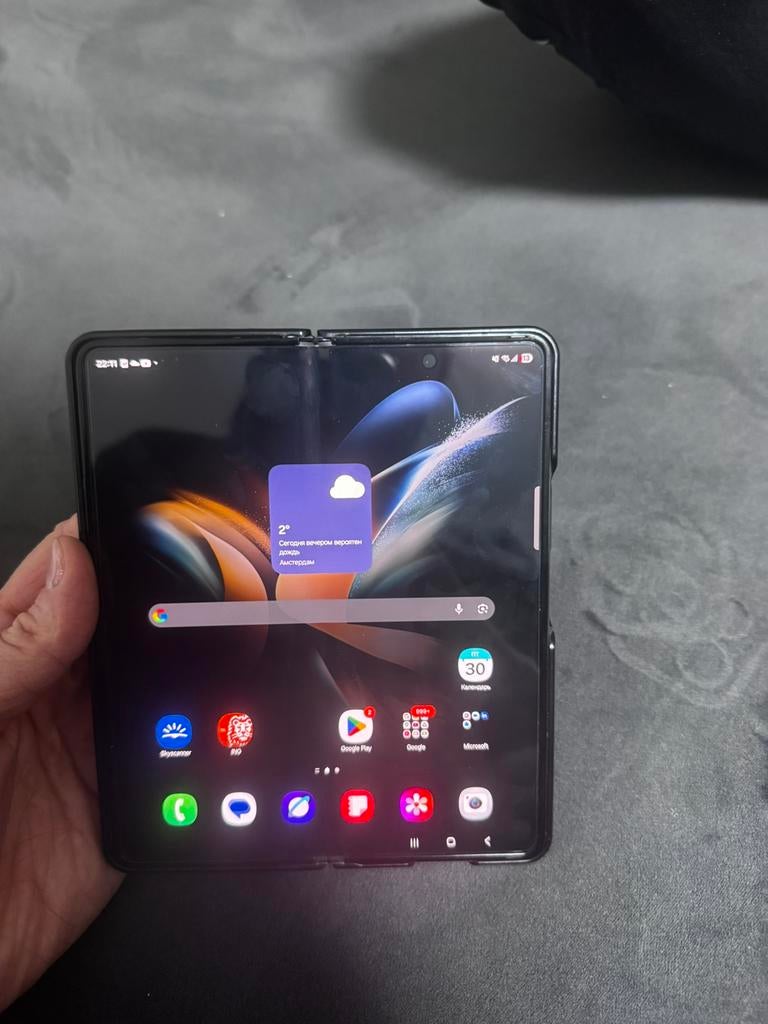 Samsung Galaxy Z Fold 4 – 512 GB, Telecommunicatie, Mobiele telefoons | Samsung, Zwart, Zo goed als nieuw, Galaxy Z Fold, 512 GB