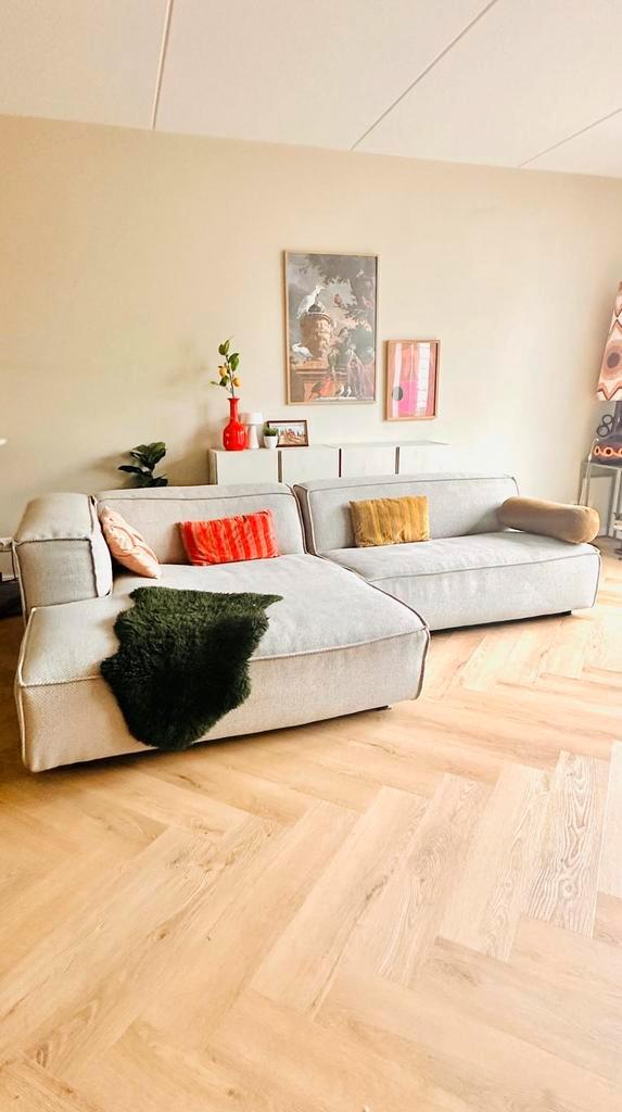 FEST Amsterdam Dunbar bank Polvere Beige, Huis en Inrichting, Banken | Bankstellen, Zo goed als nieuw, Hoekbank, Vierpersoons of meer