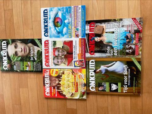 6 Oude Onkruid fijne tijdschriften magazines voor 6€, Boeken, Tijdschriften en Kranten, Zo goed als nieuw, Lichaam en Geest, Ophalen of Verzenden