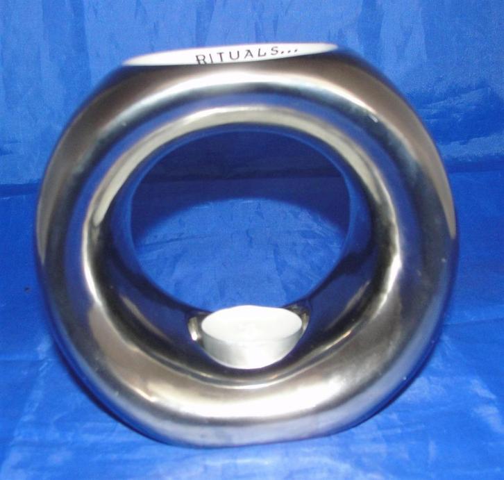 Rituals geurbrander zilver, Huis en Inrichting, Woonaccessoires | Kandelaars en Kaarsen, Zo goed als nieuw, Kandelaar, Minder dan 25 cm