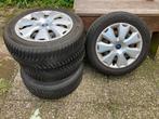 Winterbanden Hankook 205/55R16 op velg - Ford Focus, Auto-onderdelen, Banden en Velgen, Ophalen, Gebruikt, 16 inch, Banden en Velgen