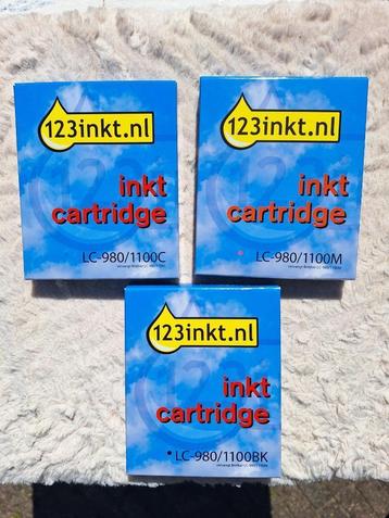 Nieuwe inkt cartridges Brother inktjetprinter zwart, magenta beschikbaar voor biedingen