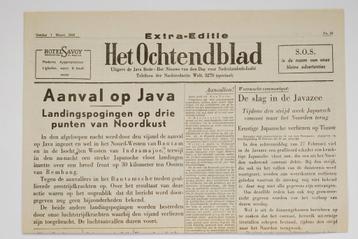 1 maart 1942 - Het Ochtendblad - De Java Bode | Heruitgave beschikbaar voor biedingen