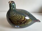 Iittala Bird Oiva Toikka Nuutajärvi Lichtgroen Fazant 1970, Antiek en Kunst, Ophalen of Verzenden