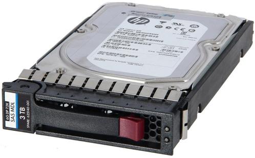 HP Seagate 3TB 6Gb/s Dual Port SAS 7.2K LFF 3.5 HDD Hard Dri, Computers en Software, Harde schijven, Gebruikt, Desktop, SAS, Verzenden
