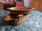 Ovenschaal; 2 stuks vintage Gerzit ovenschalen, Ophalen, Gebruikt, Overige materialen, Overige typen