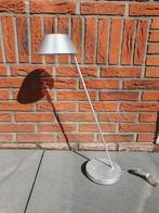 Prachtige aluminium geborstelde design bureau lamp €15, Ophalen of Verzenden, Zo goed als nieuw, Minder dan 50 cm