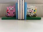 2 boekensteunen varken en koe, Kinderen en Baby's, Ophalen of Verzenden, Zo goed als nieuw, Klamboe