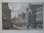 Gravure kleur WIC West-Indisch huis Middelburg, Bendorp 1793, Antiek en Kunst, Verzenden