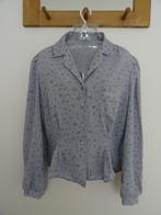 Romantische vintage blouse mt L, Verzenden, Zo goed als nieuw, Maat 42/44 (L), Grijs