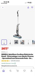Bissell SpinWave Cordless Vloerreiniger zo goed als nieuw, Ophalen, Zo goed als nieuw, Stoomreiniger