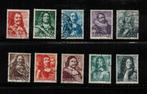 412-421 Zeehelden 1943-1944 Gestempeld, Postzegels en Munten, Na 1940, Verzenden, Gestempeld