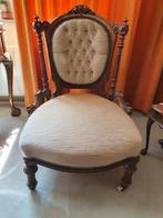 Antiek decoratief (Victoriaans) brei stoeltje, Ophalen