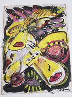 Schilderij Twee Koeien, door Peter Diem, Antiek en Kunst, Ophalen