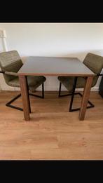 Eettafel met stoelen, Ophalen, Gebruikt, Rechthoekig, 50 tot 100 cm