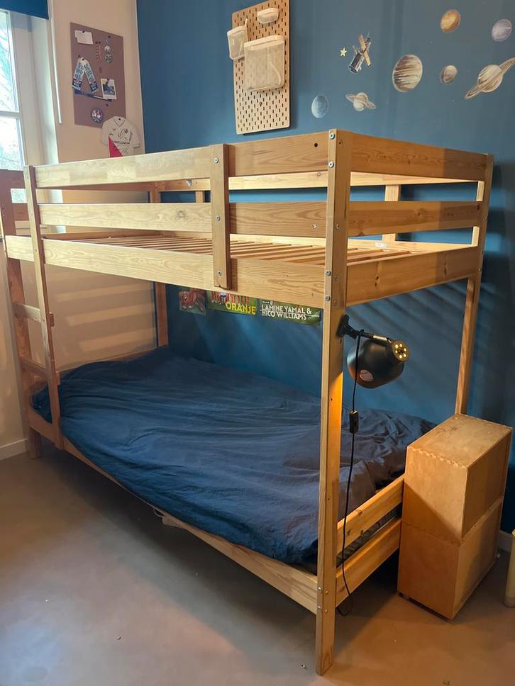 Stapelbed Ikea Mydal voor 2 personen, Huis en Inrichting, Slaapkamer | Stapelbedden en Hoogslapers, Gebruikt, Stapelbed, 90 cm