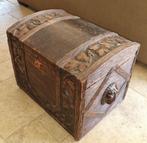 Houten kist / hutkoffer, Huis en Inrichting, Ophalen, Gebruikt, 50 tot 100 cm, 50 tot 75 cm