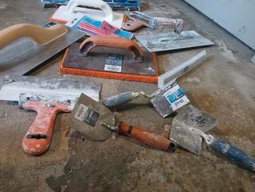 Stucadoor gereedschap set beschikbaar voor biedingen