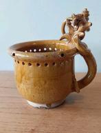 Antiek 19e eeuw aardewerk puzzel beker, puzzle jug, Ophalen of Verzenden