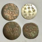 Lotje van 4 provinciale munten. Ook VOC en zilver., Vóór koninkrijk, Zilver, Overige waardes, Verzenden