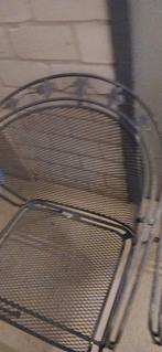 Metalen Tuinstoelen Set van 4, Ophalen, Gebruikt, Metaal