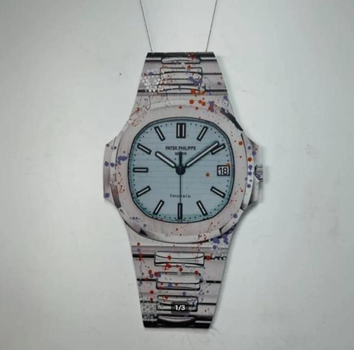 NOBLE$$ (1990) - Watch - Patek Philippe Geneva, Antiek en Kunst, Kunst | Schilderijen | Modern, Ophalen of Verzenden