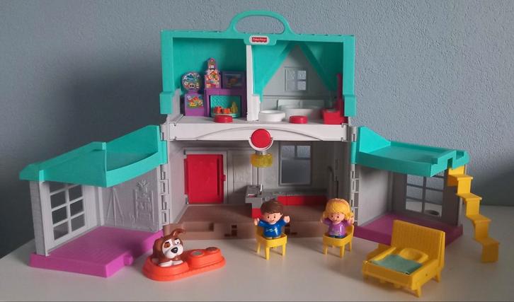 Little People Handige Helpers Huis Fisher Price, Kinderen en Baby's, Speelgoed | Poppenhuizen, Gebruikt, Poppenhuis, Ophalen