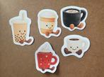 6 jellycat stickers van drinken, Ophalen of Verzenden, Nieuw, Merk