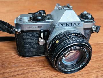 Asahi Pentax ME Super SLR incl tele- en groothoeklens etc beschikbaar voor biedingen