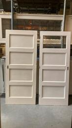 Paneeldeuren | 1/2/3/4 vakken | jaren 30 | antieke | glas |, Ophalen, 80 tot 100 cm, Binnendeur, 200 tot 215 cm
