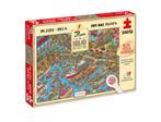 Pierre de Doolhof Detective - Drukke Haven 300 XL stukjes, Hobby en Vrije tijd, Denksport en Puzzels, Ophalen of Verzenden, Minder dan 500 stukjes