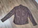 Leren jas, maat XL, Kleding | Heren, Jassen | Winter, Bruin, Maat 56/58 (XL), Ophalen of Verzenden, Di Biagi