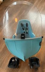 Bobike Mini One Fietsstoeltje + Windscherm, Ophalen, Gebruikt, Voetsteuntjes, Voorzitje