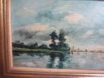 C Vredenburg (?) klassiek schilderij / water-landschap, Ophalen of Verzenden