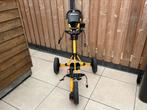 Prachtige gele Clicgear golftrolley, Sport en Fitness, Golf, Ophalen of Verzenden, Zo goed als nieuw, Golfkar, Overige merken