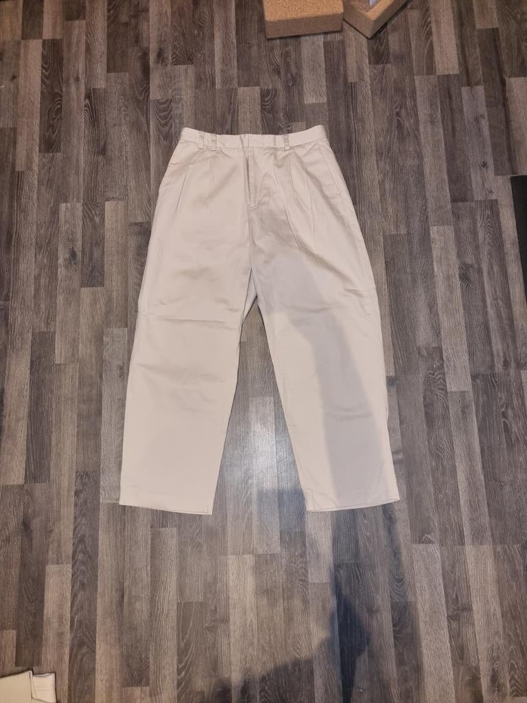 Zara gebroken witte zomer pantalon, maat 32, Zara, Wit, Overige maten, Ophalen of Verzenden