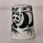 Vingerhoedje pandabeer, panda, dier, Verzamelen, Ophalen of Verzenden, Zo goed als nieuw, Porselein