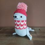 Gehaakte zeehond Anderson knuffel, Ophalen of Verzenden, Nieuw, Haken, Overige typen